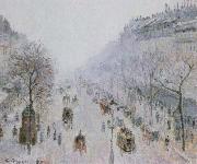 Camille Pissarro boulevard montmartre painting